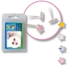 Brads 12 kleuren assortie (20834-998) Strass Ster