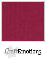 CraftEmotions linnenkarton - bordeaux LHC-25 A4 250gr