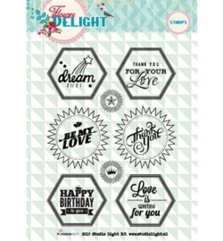 Studio Light Clearstempel A6 Flower Delight nr 96 STAMPFD96