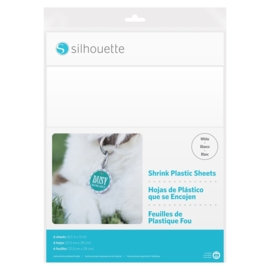 Silhouette Shrink Plastic Sheets - White