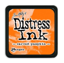 Tim Holtz distress mini ink carved pumpkin