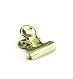 4011.0009 - Bulldog Clip, Goud