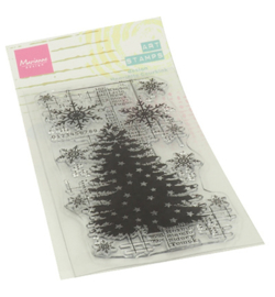Marianne D - MM1634 - Art stamps - Christmas Tree