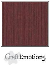 CraftEmotions linnenkarton mahoniebruin 27x13,5cm 250gr