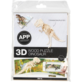 T-rex - 3D Hout constructieset met APP