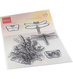 Marianne D - TC0880 - Tiny's Dragonfly stamp & die set