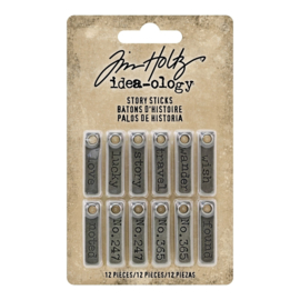 Tim Holtz story sticks x12