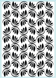 Embossing folder Dancing leaves