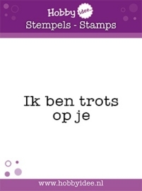 Stempel ik ben trots op je