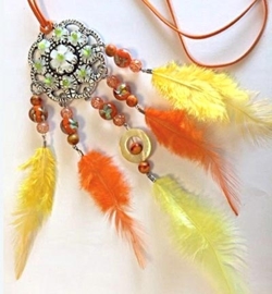 Dream Catcher - Yellow/Orange