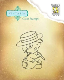 Nellies Choice Clearstempel - Vintasia Lovely Harmony VINS003