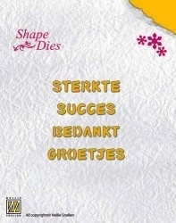 Nellies Shape Dies SD030 "Nederlandse teksten-2"