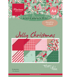 Marianne Design - Papier -  PB7065 - Jolly Christmas