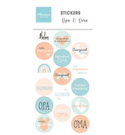 Marianne Design - Tekststickers - CA3184 - Opa & Oma by Marleen