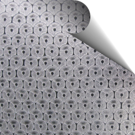 Flexfolie Design - spangle zilver