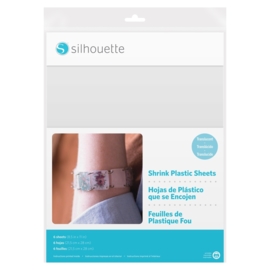 Silhouette Shrink Plastic Sheets - Clear