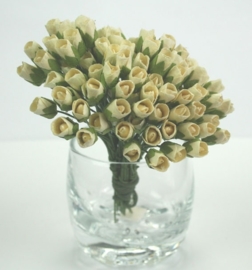 Tiny Rose Buds - Ivory