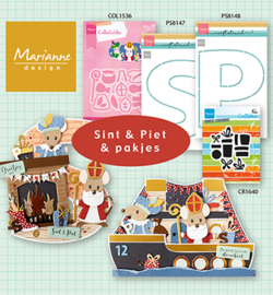 Marianne Design - Collectable - COL1536 - Sint & Piet accessories by Marleen