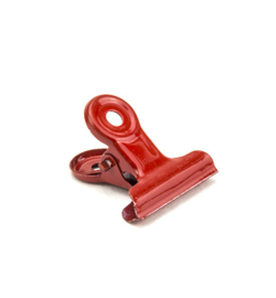 4011.0003 - Bulldog Clip, Rood