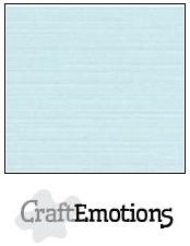 CraftEmotions linnenkarton babyblauw 30,5x30,5cm