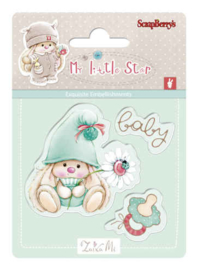 ScrapBerry's Bunny My Little Star - Set of stamps (7*7cm) - Baby Bunny