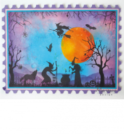 Marianne D Stempel CS1039 - Silhouette Halloween