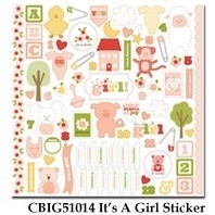 Carta Bella It's a Girl 12x12 Inch Collection Kit (CBIG51016)
