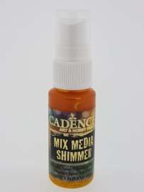 Cadence Mix Media Shimmer metallic spray Zonneschijn 01 139 0003 0025 25 ml