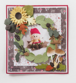 Marianne D Creatables LR0624 - Tiny's Leaves Wreath