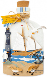 Marianne Design - Creatables - LR0808 - Tiny's Lighthouse & surf