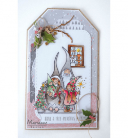 Marianne D Stempel HT1649 - Hetty's Gnomes Christmas