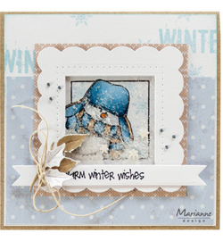 Marianne Design  - CS1102 - Peek-a-boo Snowmen