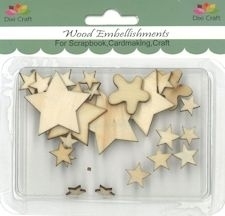 Dixi Craft Wooden embellishments - WE005