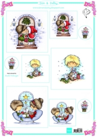 Marianne D 3D Knipvellen Don & Daisy Christmas Joy - DDK3216