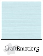 CraftEmotions linnenkarton - babyblauw LHC-35 A4 250gr