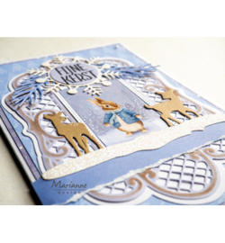 Marianne Design - VK9654 - Knipvel A4, Winter Stamp