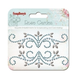 ScrapBerry's Curls Rose Garden 1 Strass Swirl (SCB250001069)