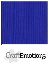 CraftEmotions linnenkarton kobaltblauw 30,5x30,5cm