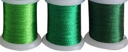 Avec Colour Threads - Metallic garen - 3x groen