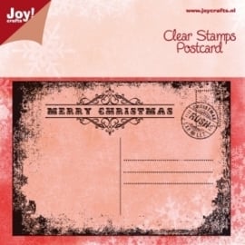 Clear stamps - Christmas card