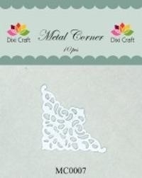 Dixi Craft Metal Corner 35x35 mm wit - MC0007