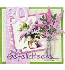 Marianne Design - Craftable - CR1319 - Hartelijk GEFELICITEERD