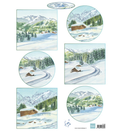 Marianne D Knipvel IT599  - Tiny’s Winterlandschapjes 1