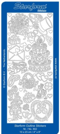 Stickers - Starform - Huwelijk - 802 - Goud