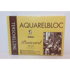 Schut Terschelling Aquarelblok Classic 10,5x14,8cm 300 gram - 20 sheets (postcard)
