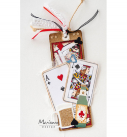 Marianne D Craftable CR1509 - Punch die Playing cards