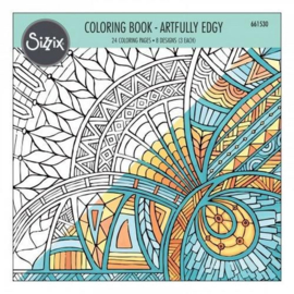 Sizzix Colouring Book - Artfully Edgy 661530 Jen Long