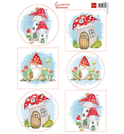 Marianne Design - Knipvel - VK9598 - Gnomes mushrooms