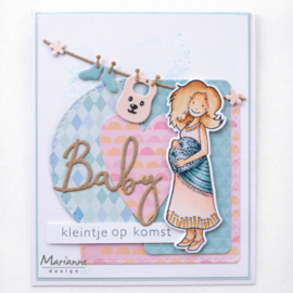 Marianne D Craftable CR1502 - Clothesline by Marleen