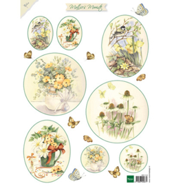 Marianne D Knipvel PA4082 - Decoupage set Mattie's ovals